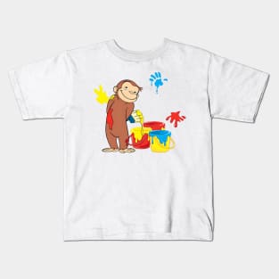 Curious George Cat Kids T-Shirt